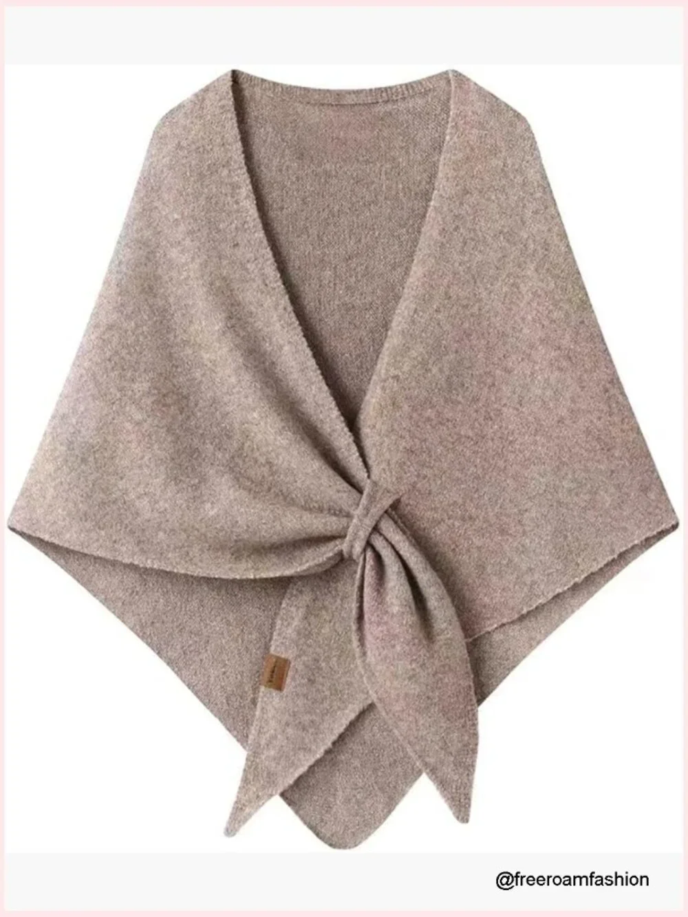 Pashmina Shawl Wrap Knit Poncho Cardigan Cape Cashmere Feel Triangle Scarf